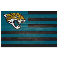 Jacksonville Jaguars Wood Sign 11" x 17" 1/4" thick