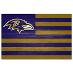 Baltimore Ravens Wood Sign 11" x 17" 1/4" thick