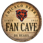 Chicago Bears Wood Sign 14" Rnd