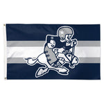 Dallas Cowboys / Classic Logo Retro Flag - Deluxe 3' X 5'
