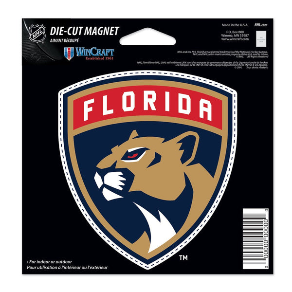 Florida Panthers Die Cut Magnet 4.5" x 6"