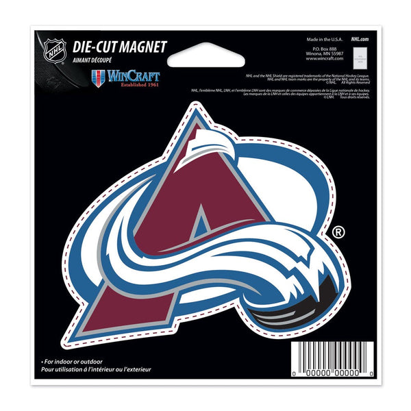 Colorado Avalanche Die Cut Magnet 4.5" x 6"