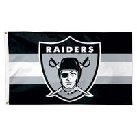 Las Vegas Raiders / Classic Logo Retro Flag - Deluxe 3' X 5'
