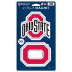 Ohio State Buckeyes 2 Pack Magnets 5" x  9"