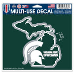 Wholesale-Michigan State Spartans Multi-Use Decal - cut to logo 5" x 6"