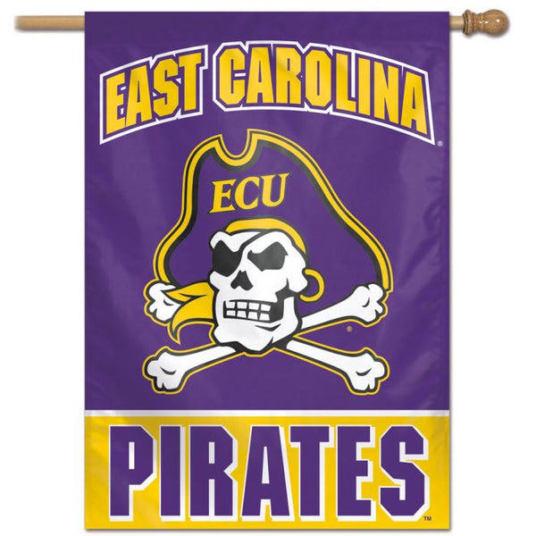 Wholesale-East Carolina Pirates Vertical Flag 28" x 40"