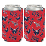 Washington Capitals scatter Can Cooler 12 oz.