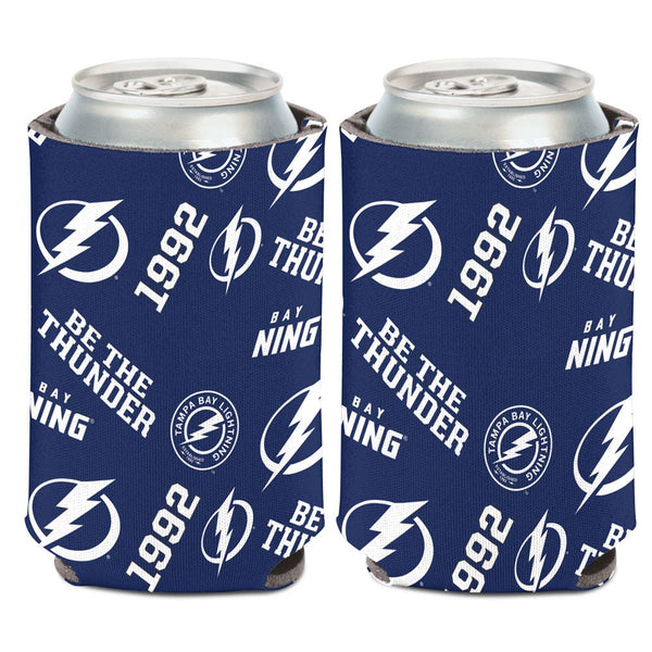 Tampa Bay Lightning scatter Can Cooler 12 oz.