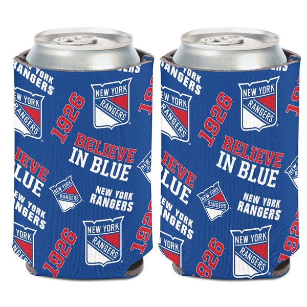 New York Rangers scatter Can Cooler 12 oz.