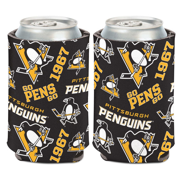 Pittsburgh Penguins scatter Can Cooler 12 oz.
