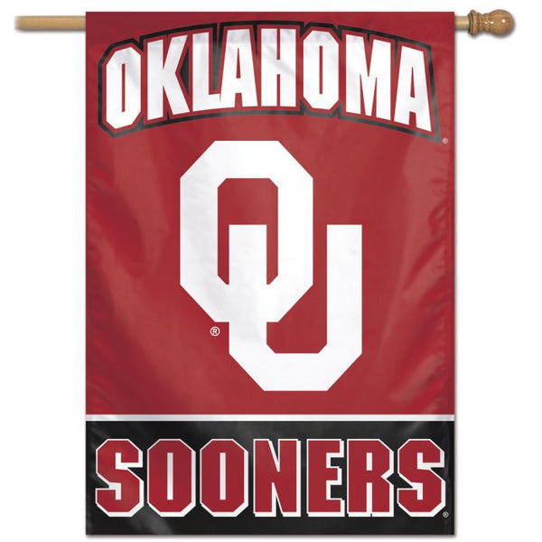 Wholesale-Oklahoma Sooners Vertical Flag 28" x 40"