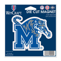 Wholesale-Memphis Tigers Die Cut Magnet 4.5" x 6"