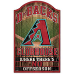 Arizona Diamondbacks Wood Sign 11" x 17" 1/4" thick