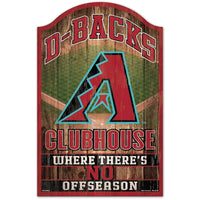 Arizona Diamondbacks Wood Sign 11" x 17" 1/4" thick