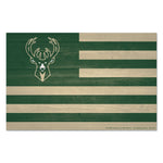 Milwaukee Bucks Wood Sign 11" x 17" 1/4" thick