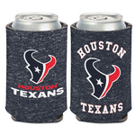 Houston Texans COLORED HEATHERED Can Cooler 12 oz.