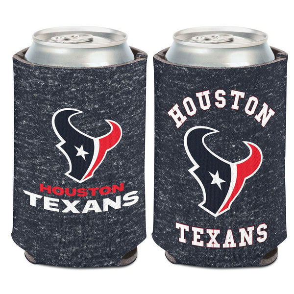 Houston Texans COLORED HEATHERED Can Cooler 12 oz.