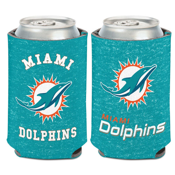 Miami Dolphins Team Heathered Can Cooler 12 oz.