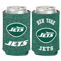 New York Jets TEAM HEATHERED Can Cooler 12 oz.