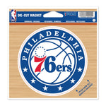 Philadelphia 76ers Die Cut Magnet 4.5" x 6"