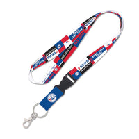 Philadelphia 76ers color block Lanyard w/detachable buckle 1"