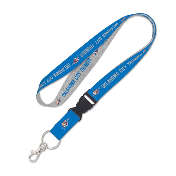 Oklahoma City Thunder heather Lanyard w/detachable buckle 1"