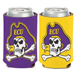 Wholesale-East Carolina Pirates TWO COLOR Can Cooler 12 oz.