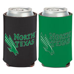 Wholesale-North Texas Mean Green TWO COLOR Can Cooler 12 oz.