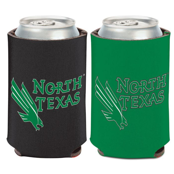 Wholesale-North Texas Mean Green TWO COLOR Can Cooler 12 oz.