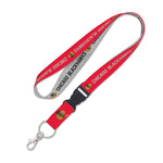 Chicago Blackhawks heather Lanyard w/detachable buckle 1"