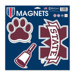 Mississippi State Bulldogs Vinyl Magnet 11" x 11"