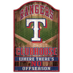 Texas Rangers Wood Sign 11" x 17" 1/4" thick