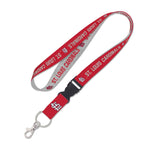 St. Louis Cardinals heather Lanyard w/detachable buckle 1"