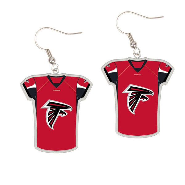 Atlanta Falcons Earrings Jewelry Carded Jersey