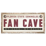 Wholesale-Florida State Seminoles Wood Sign 8" x 17"
