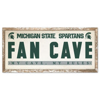 Wholesale-Michigan State Spartans Wood Sign 8" x 17"