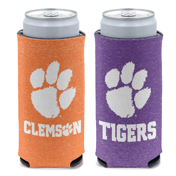 Clemson Tigers 12 oz Slim Can Cooler