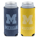 Michigan Wolverines 12 oz Slim Can Cooler