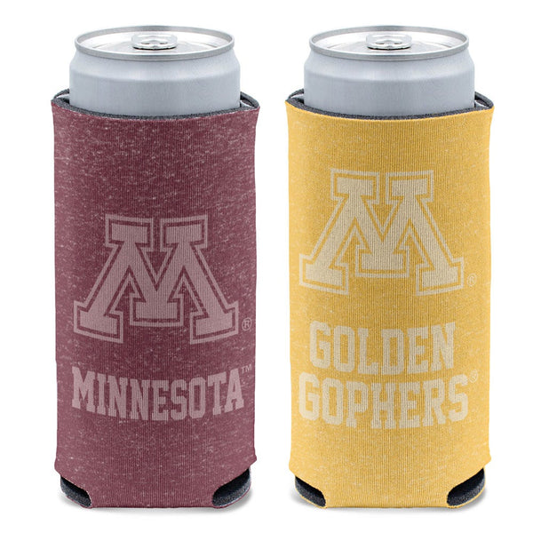 Minnesota Golden Gophers 12 oz Slim Can Cooler