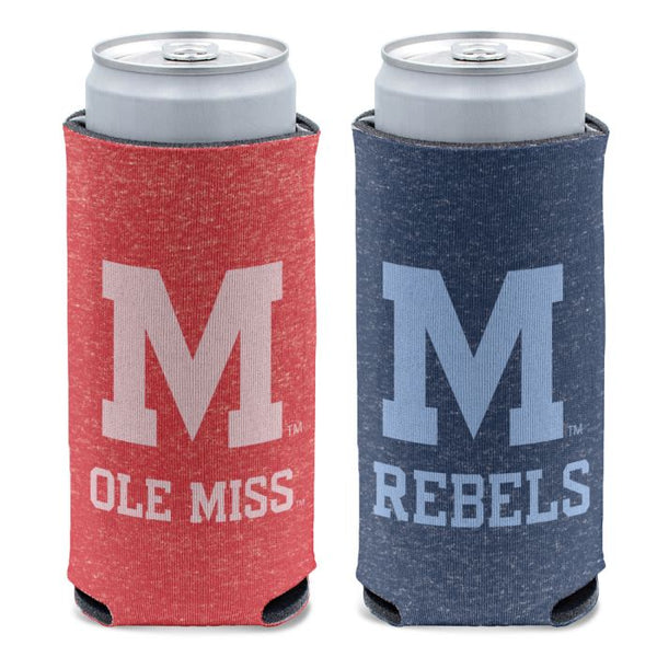 Wholesale-Ole Miss Rebels 12 oz Slim Can Cooler