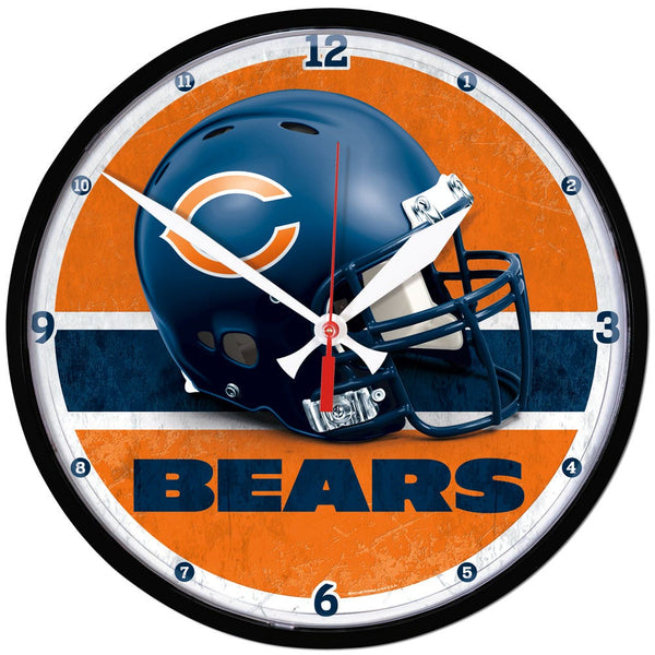 Chicago Bears Round Wall Clock 12.75"