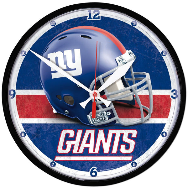 New York Giants Round Wall Clock 12.75"