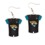 Jacksonville Jaguars Earrings Jewelry Carded Jersey