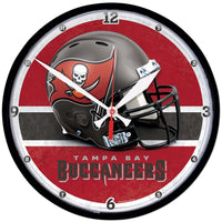 Tampa Bay Buccaneers Round Wall Clock 12.75"