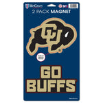 Wholesale-Colorado Buffaloes 2 Pack Magnets 5" x 9"