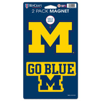 Michigan Wolverines 2 Pack Magnets 5" x  9"
