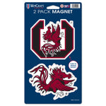 South Carolina Gamecocks 2 Pack Magnets 5" x  9"