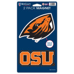 Wholesale-Oregon State Beavers 2 Pack Magnets 5" x 9"