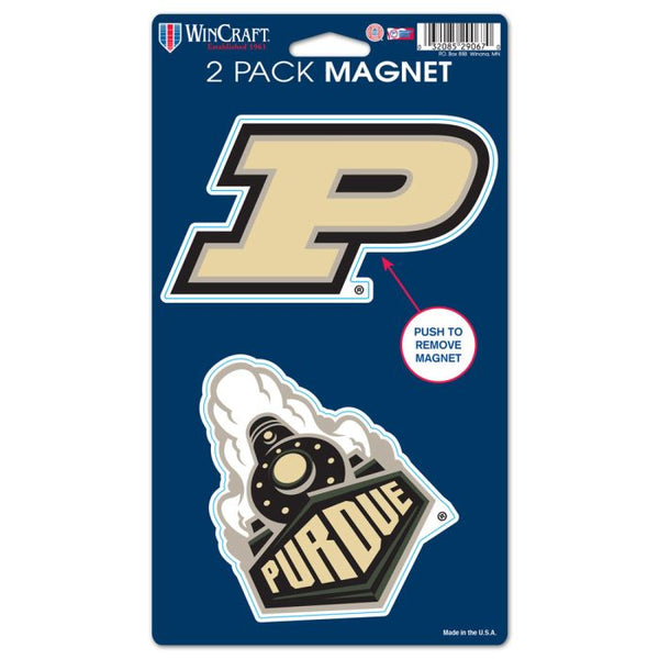 Wholesale-Purdue Boilermakers 2 Pack Magnets 5" x 9"