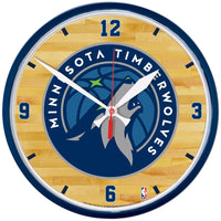 Minnesota Timberwolves Round Wall Clock 12.75"